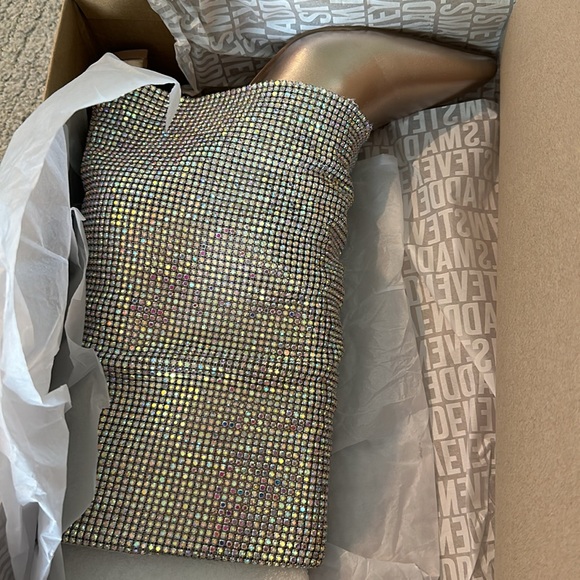 Steve Madden Sparkle Rhinestone Boots - Picture 8 of 8